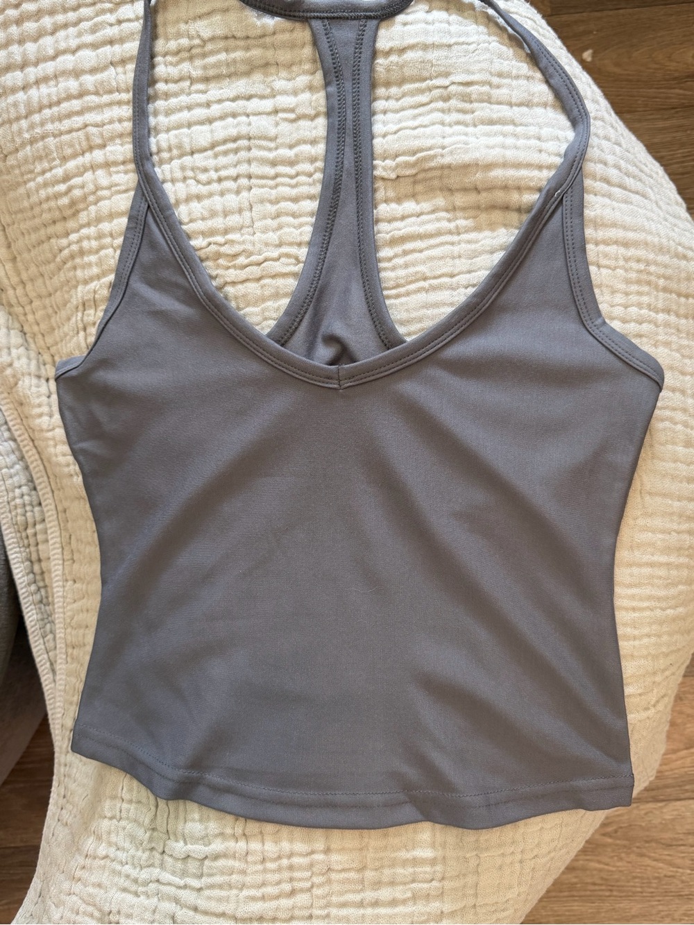 Women's Edikted Grey Racerback Top Size S